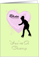 Congratulations - Figure Skating Card