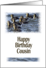 Birthday - Cousin (Ducklings) card