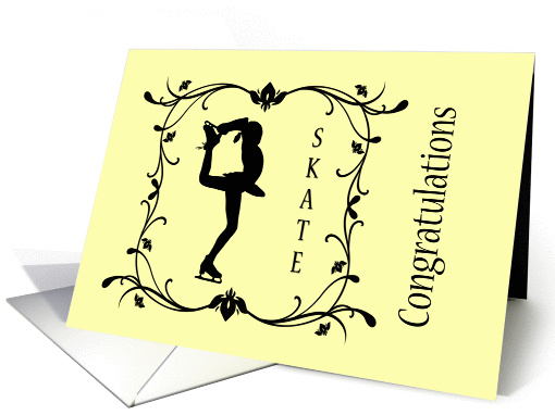 Congratulations - Figure Skating card (359407)