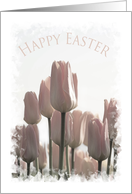 Easter - Pink Tulips card