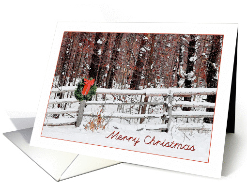 Merry Christmas - Winter Forest card (522820)
