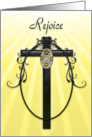 Rejoice For He is Risen - Cross card