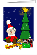 Elfish Christmas - Happy Holidays card