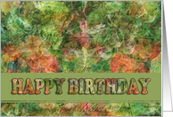 Birthday - General (Nasturtium Collage) card