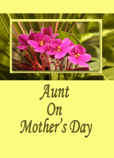 Aunt on Mother's Day...
