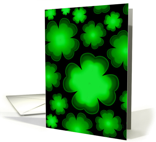 St. Patrick's Shamrocks card (315888)