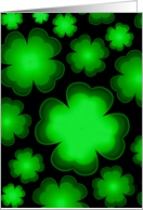 St. Patrick’s Shamrocks card
