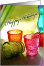 happy color holidays card