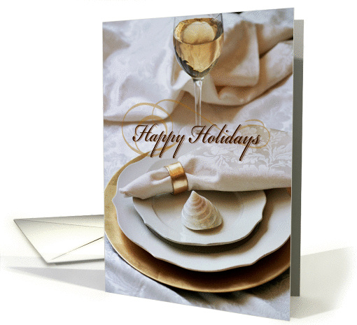 Golden Christmas card (318494)