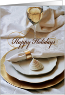 Golden Christmas card