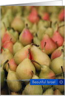 Beautiful Israel-Pears card