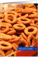 Beautiful Israel-Sephardic Biscochos card