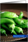 Beautiful Israel-Spicy Green Peppers card