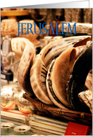 Beautiful Israel-Shofar card