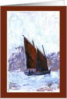 Bisquine - Sail Boal card