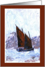 We must sail -Encouragement card
