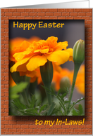 Happy Easter - in-Laws card