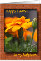 Happy Easter - neighbor card