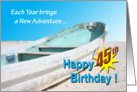 Happy 45th Birthday card