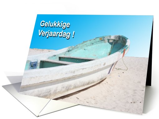 Happy Birthday - Dutch card (464122)