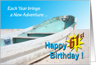 Happy 61st Birthday card