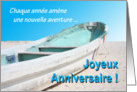 Happy Birthday - French card