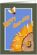 Happy Bee-Day - 6 - Sunflower and Bee card