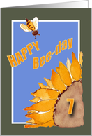 Happy Bee-Day - 7 - Sunflower and Bee card