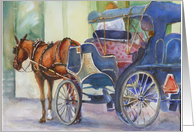 carriage horse card