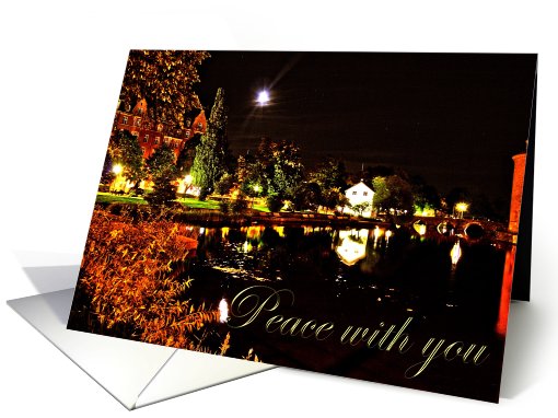 Peace be with you card (341294)