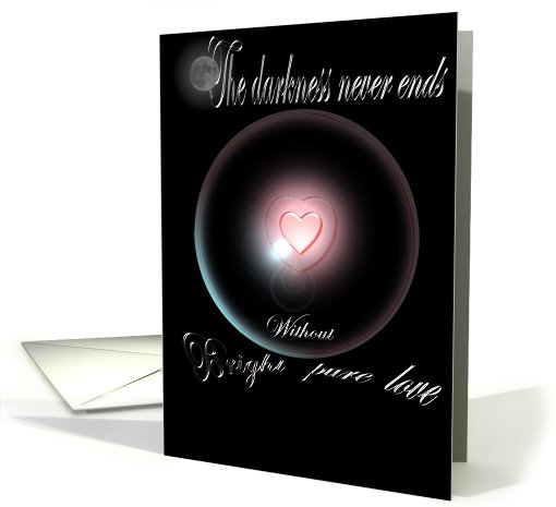 Bright pure love card (414149)