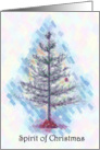 The true spirit of Christmas card