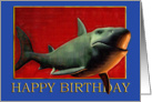 3D Shark Birthday card