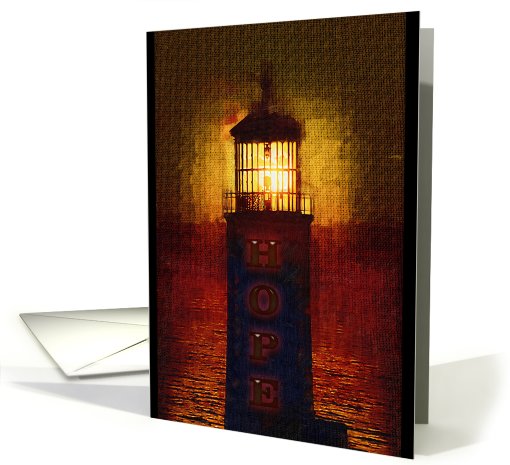 A Lighthouse of Hope in this Darkness card (323454)
