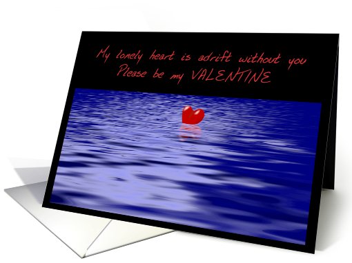 Lonely Heart Valentine card (331976)