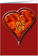 Be my valentine card