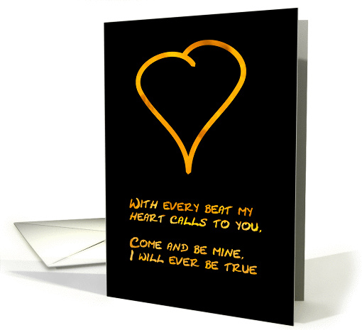 With every beat of my Heart card (336645)