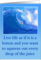 Life Inspiration from Surfing card