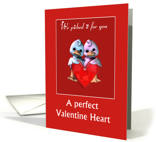 We picked this heart for you card (353192)