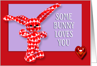 Some Bunny Loves You card