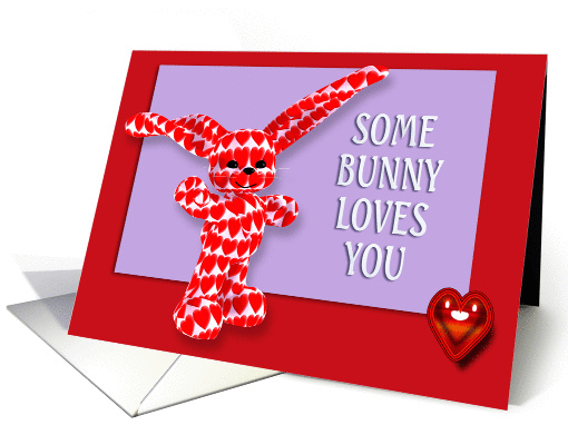 Bunny Love card (353809)