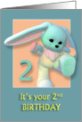 Your 2nd Birthday Sweet Bunny card