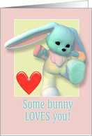 Love Bunny card