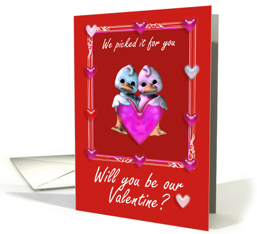 We Picked this Heart for you card (358299)