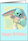 Some Bunny Loves You Birthday card
