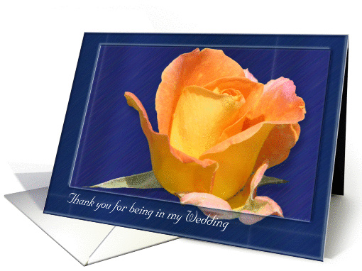 Thank-you for being in my Wedding card (360499)