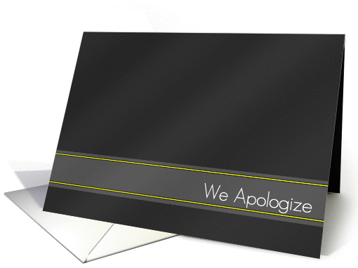 Image Makers, We Apologize (see notes) card (364989)