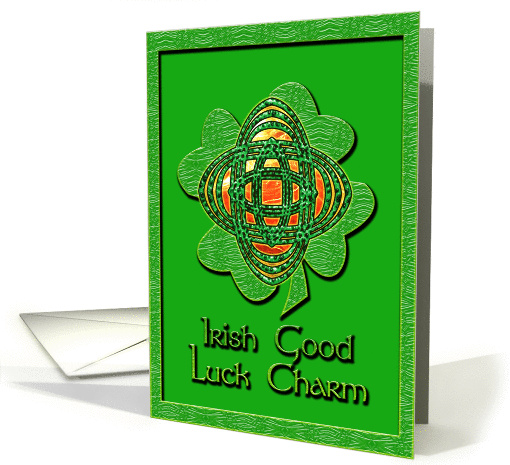 Irish Good Luck Luck card (367747)