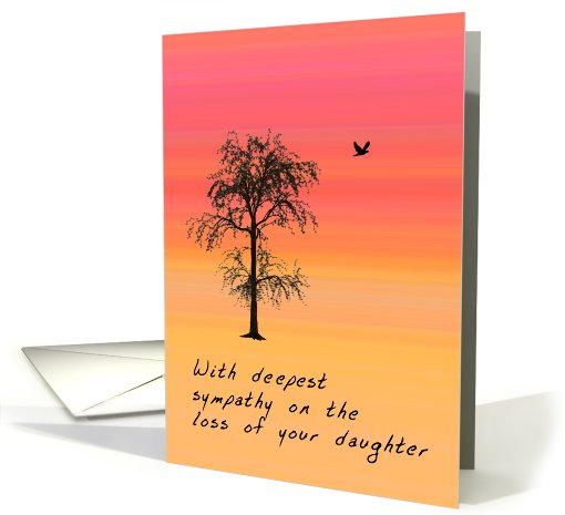 Death of Daughter,  Deepest Sympathy card (368523)