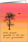 Death of Grandmother, Deepest Sympathy card